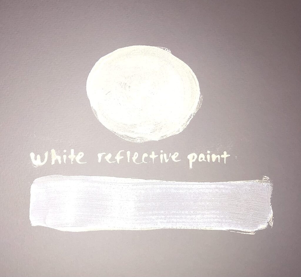 White reflective paint